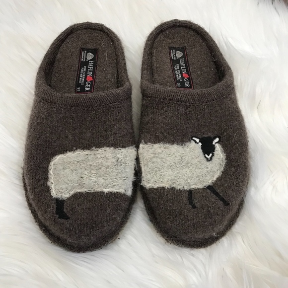 haflinger sheep slippers